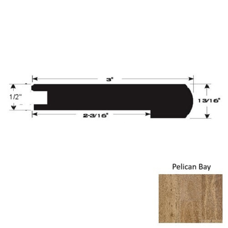 Pelican Bay 90" Flush Stairnose