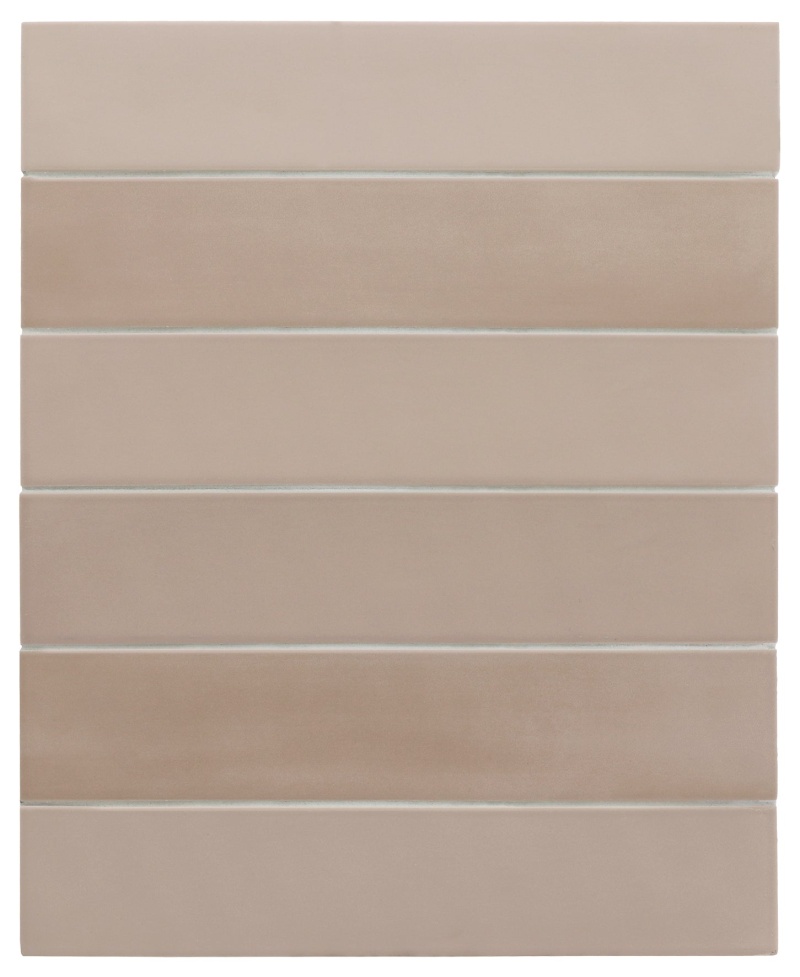 Wander Taupe Porcelain Tile - Matte - 2.5" X 12"