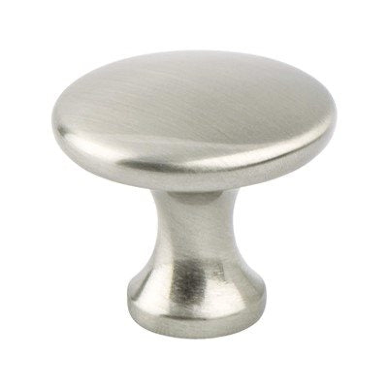Contemporary Advantage Five Brushed Nickel Cabinet Knob