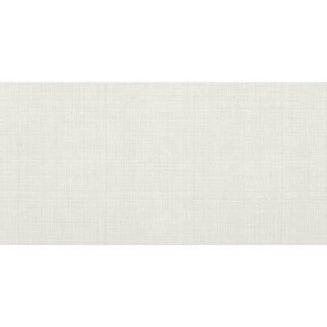 Fabric Art Modern Textile White Porcelain Tile - Matte - 12" X 24"