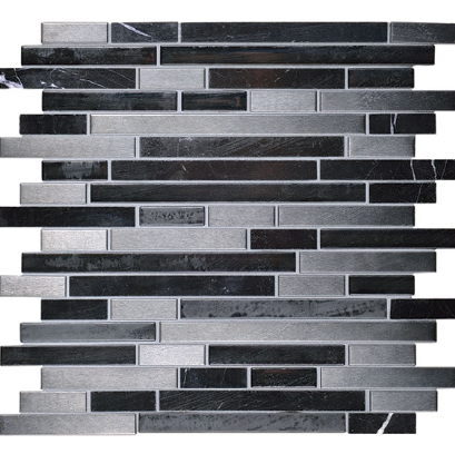 Endeavors Mystic Blend Mixed Mosaic - 5/8" Random Linear - Glossy & Matte