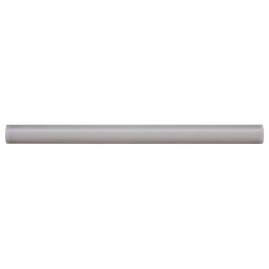 Reine Gray Matte Ceramic Wall Trim - 1/2" x 8" Jolly