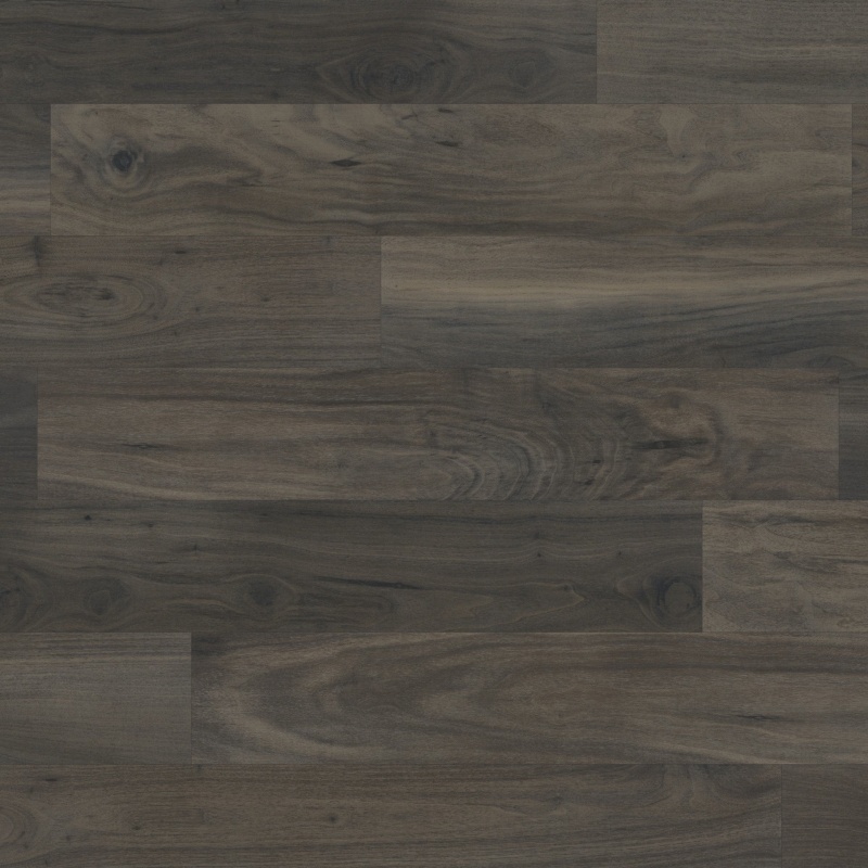 Opus Tenebra Walnut Glue Down Luxury Vinyl Tile - Polyurethane - 6" X 36"