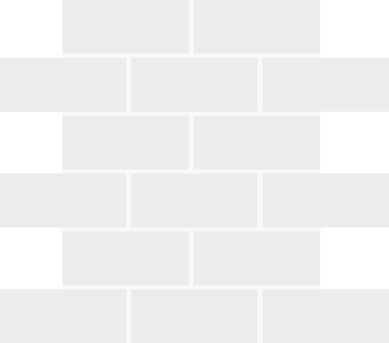 Atlas White Ceramic Mosaic - 2" X 4" Staggered - Glossy