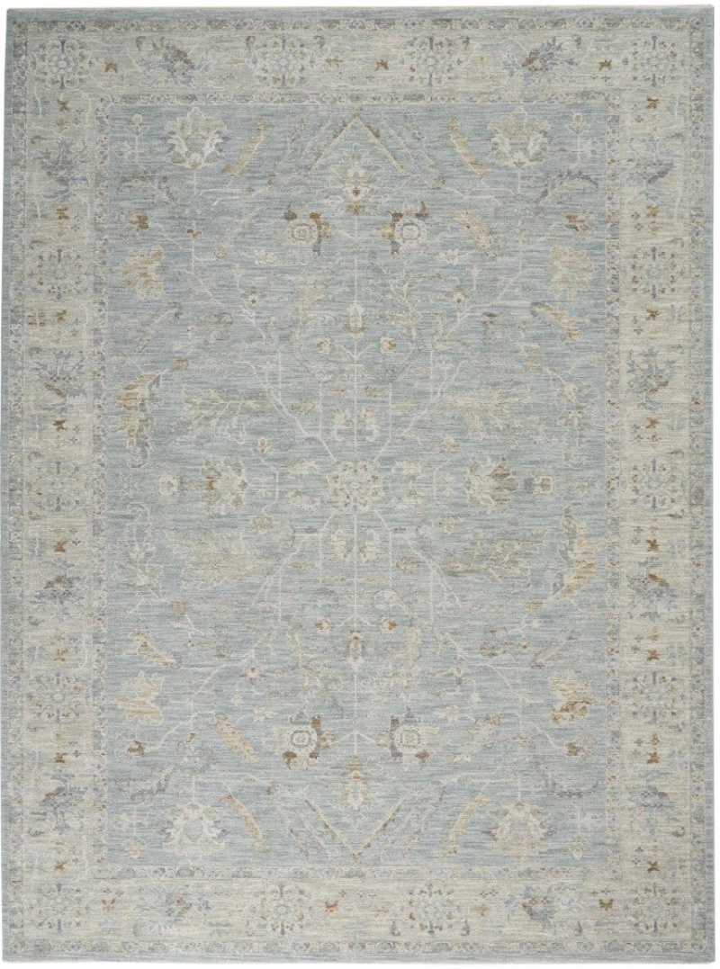 Infinite Blue 5 Ft x 8 Ft Area Rug