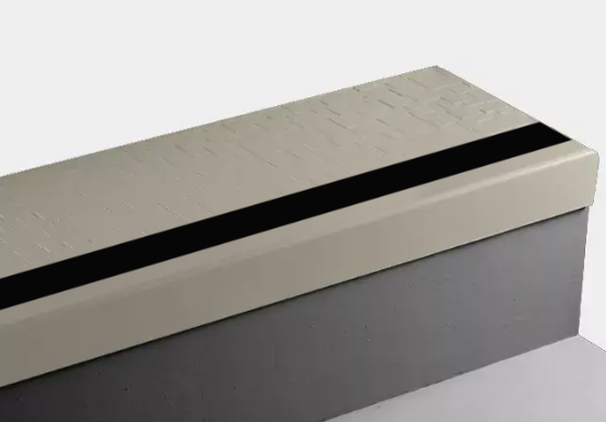 Bone White Cubis Rubber Stair Tread