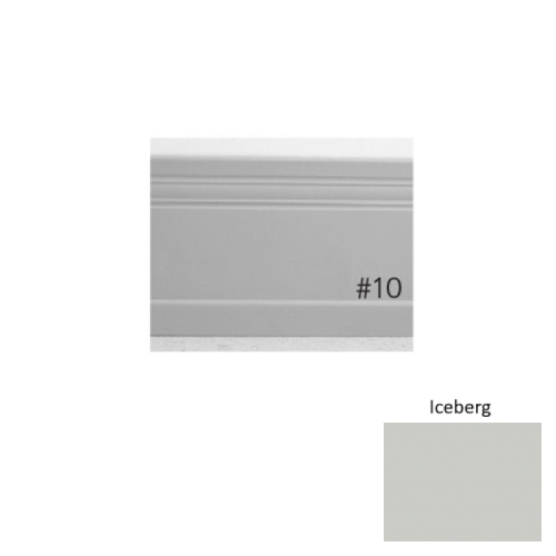 Pinnacle Plus #10 Serenity Iceberg Rubber Coil Wall Base