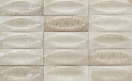 Gleeze Beige 3D Egg Deco Porcelain Tile - Glossy
