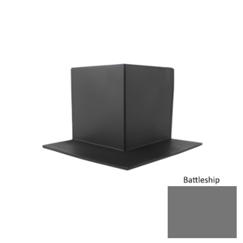 Pinnacle Battleship Rubber Sanitary Toe Outside Corner - 4"