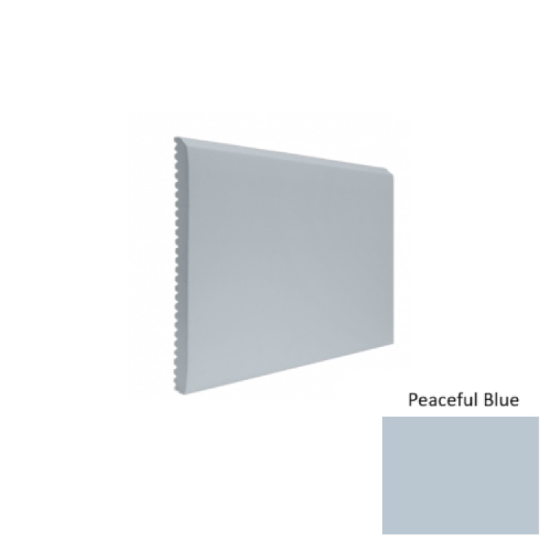 Contours #65 Vertical Peaceful Blue Rubber Profiled Wall Base - Satin