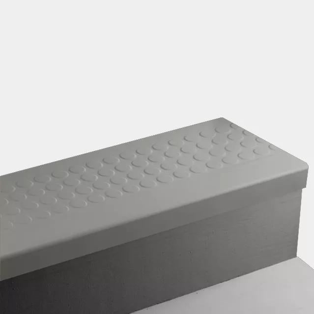 Johnsonite Stone Cottage Raised Round Rubber Stair Tread Trim