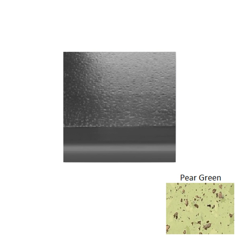Renew 99 Pear Green With 2 Inch Nose Rubber (Sq) Stair Tread - Hammered