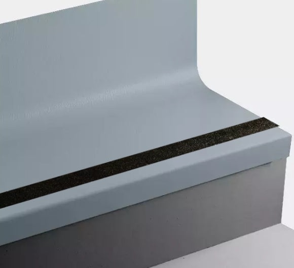 Johnsonite Windsor Blue Hammered Stair Tread