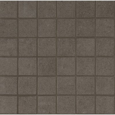 Dimensions Gris Porcelain Mosaic - 2" X 2" - Matte