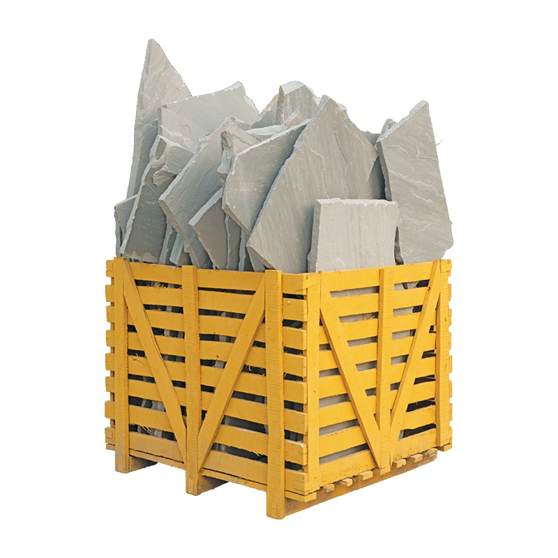Grey Mist Sandstone Flagstone - Natural Cleft Face & Back