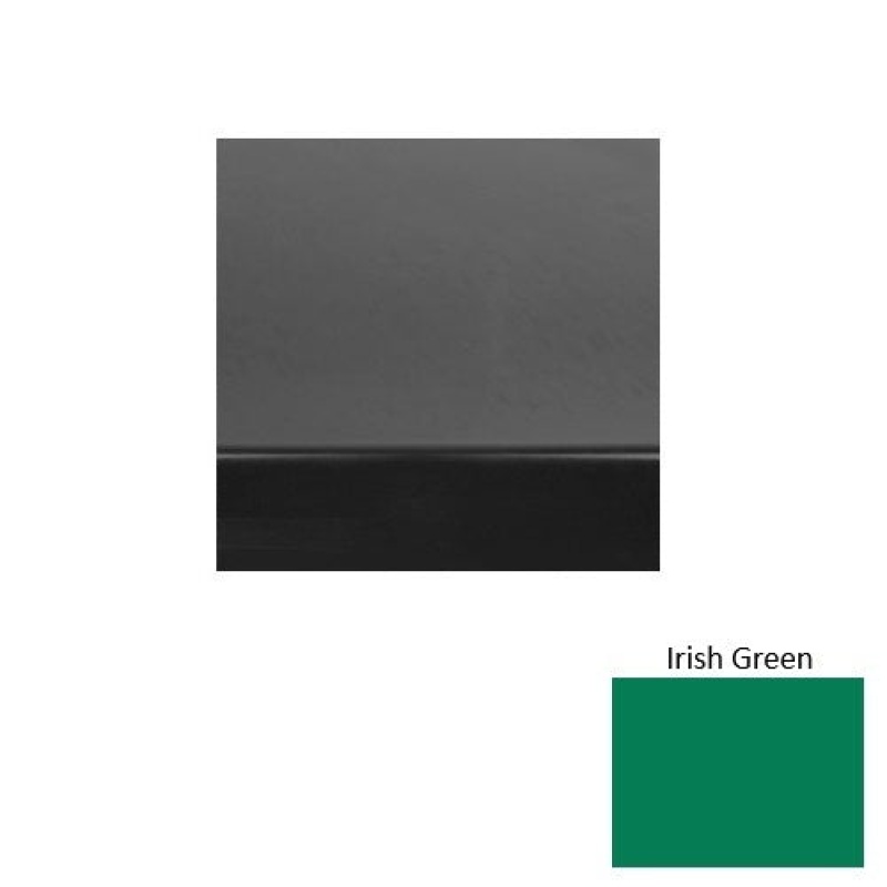 Solid 60 Irish Green Heavy Duty Rubber (Sq) Stair Tread With Dupont Kevlar - Smooth
