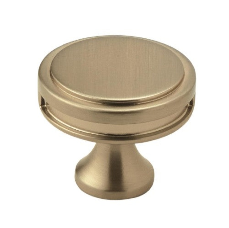 Oberon Zinc Cabinet Knob – Golden Champagne