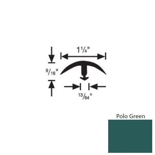 Flextones Polo Green Vinyl 161 Snap Down Edging - 1 1/4" X 12 Ft - Thermoplastic