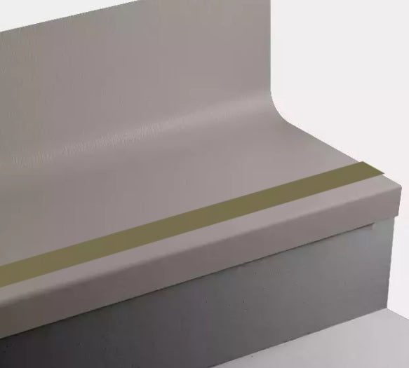 Johnsonite Grounded Hammered Rubber Stair Tread