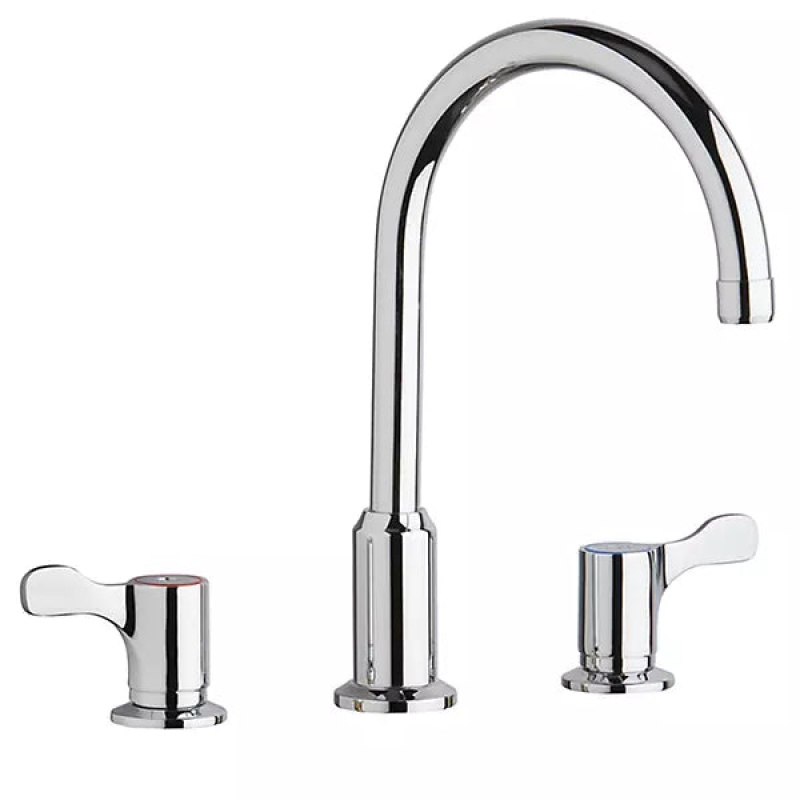 Chrome Deck Mount Kitchen Faucet