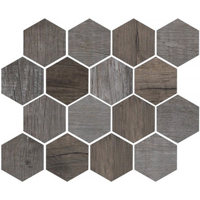 Oregon Agata Porcelain Mosaic - Hexagon - Matte