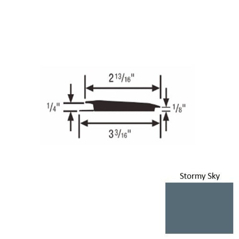 Solid 65 Stormy Sky Rubber Rolling Traffic Transition