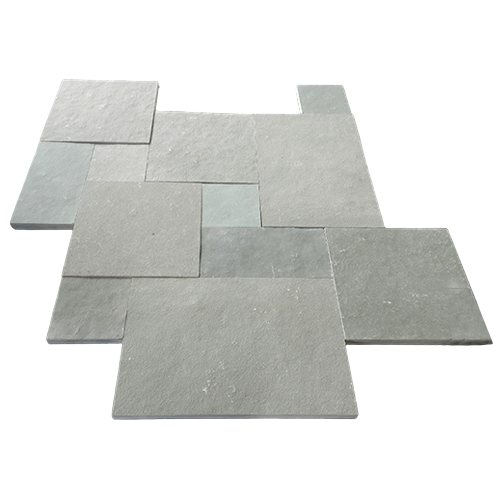 Kota Blue Limestone Paver Versailles Pattern