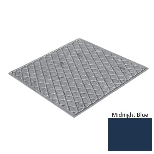 Flextones Midnight Blue Rubber Diamond Landing Tile - Textured - 27" X 27"