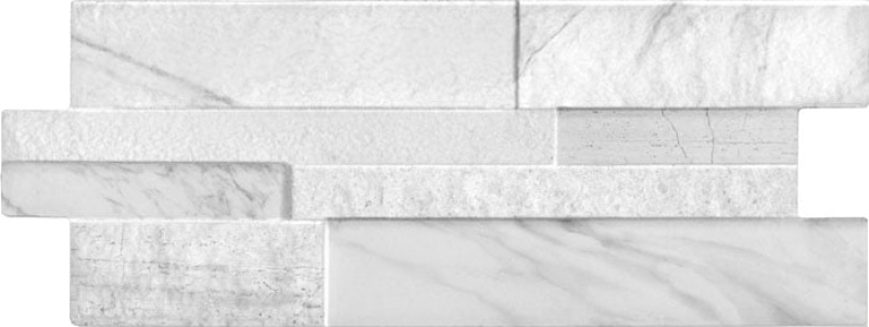 Marmi White Porcelain Ledger - Matte - 6" X 16"