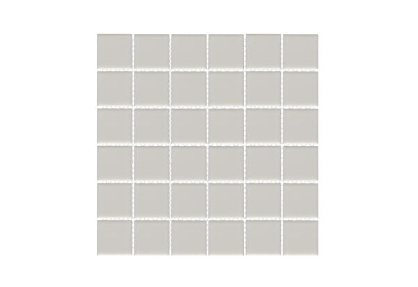 Artisan Plus Taupe Porcelain Mosaic - 2" x 2" - Satin Matte