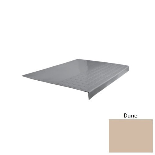 Flextones Dune Type 701 Distinct Designs Rubber - 12" X 72" Stair Tread - Rgt Radial Ii Raised Disc Design