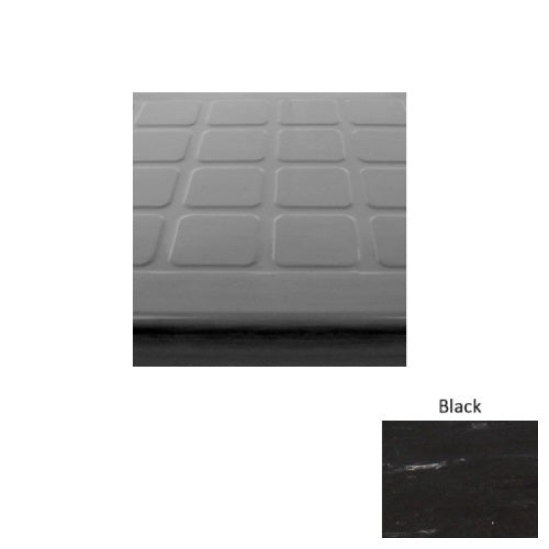Marbleized 94 Black Textured Rubber Stair Tread