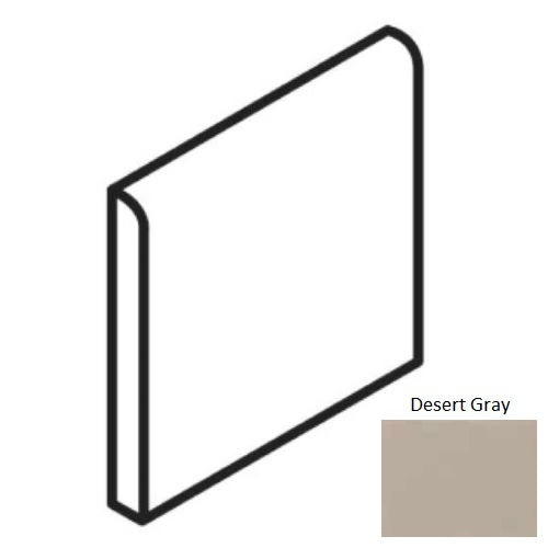 Keystones Unglazed Mosaic Desert Gray Porcelain Trim