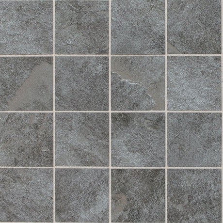 Continental Slate English Gray Ceramic Mosaic - 3" X 3" - Matte