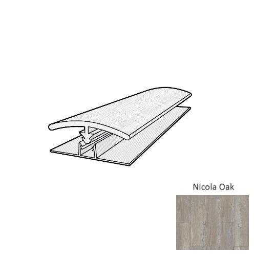 Coretec Pro Plus Enhanced Nicola Oak Luxury Vinyl T Molding, 94" – UV Acrylic