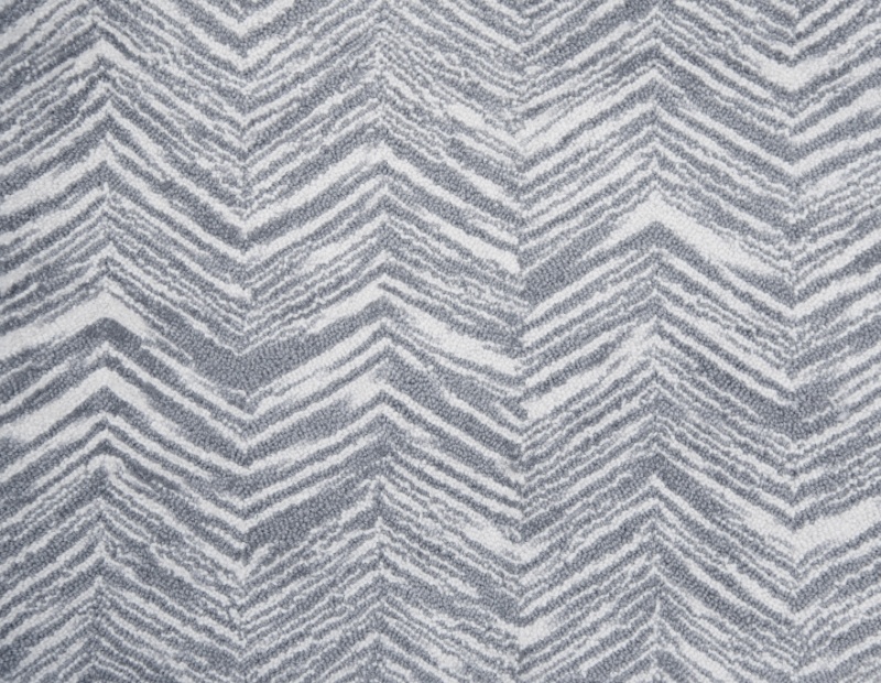 Clearance Sale! Grandeur Gradient Wave Wool Carpet - Pattern - 15'0" X 83'7" Dye Lot: 604