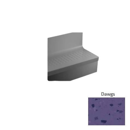 Johnsonite Dawgs Textured Speckled Stair Tread with Riser