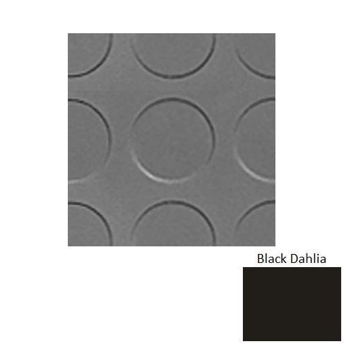 Flextones Black Dahlia Textured Rubber Tile, 18" x 18"