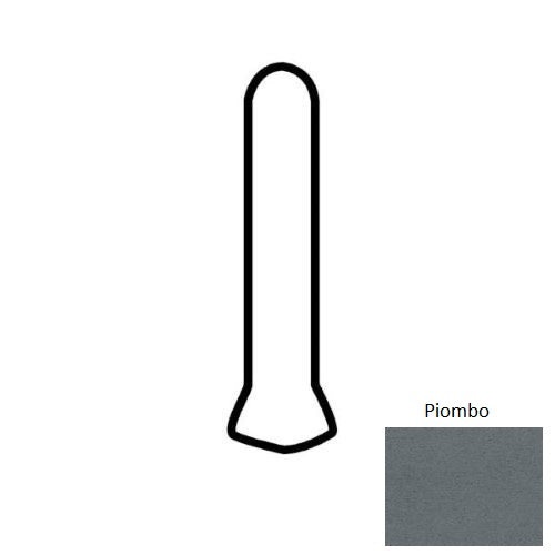 Basalto Piombo Porcelain Cove Base Outcorner