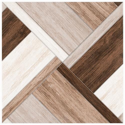 Austina Natural Ceramic Tile - Glossy - 17 3/4" X 17 3/4"