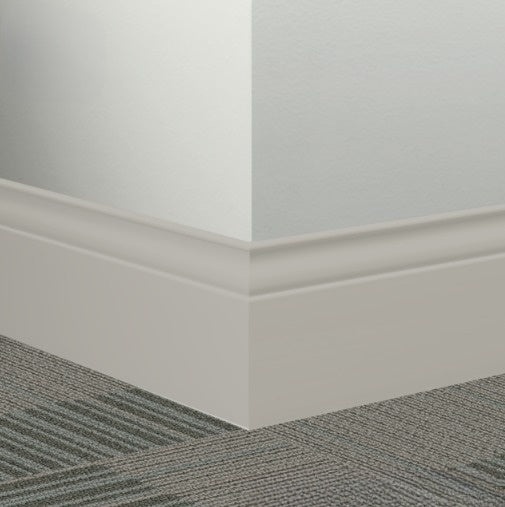 Johnsonite Mystify Rubber Millwork Contoured Wall Base - 5 1/4" X 96" X 3/8" Inflection - Millwork Contoured Wall Base