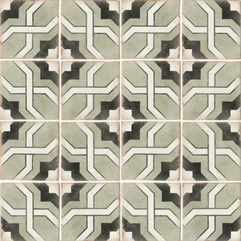Casablanca Torres Deco Porcelain Tile - Matte - 5" X 5"