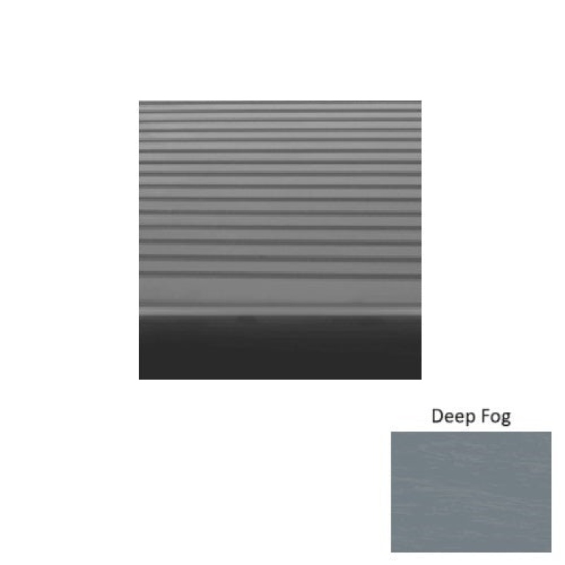 Marbleized 81 Deep Fog Light Duty Rib Rubber (Rd) Stair Tread - Textured