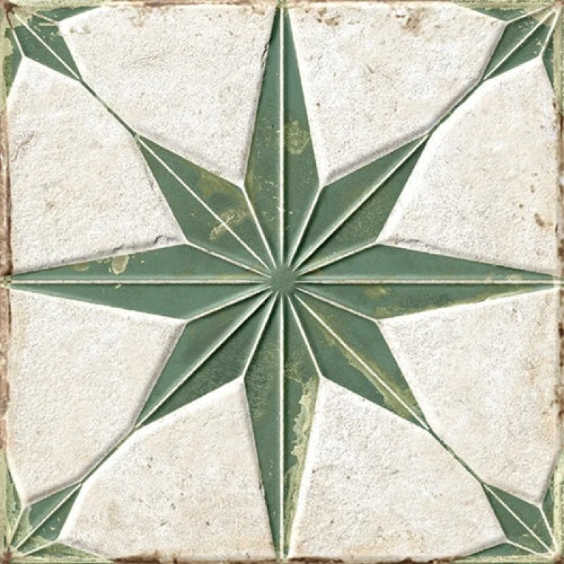 Catalina Star Sage Porcelain & Ceramic Tile - Matte - 8.78" X 8.78"