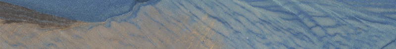 Macaubas Azul Porcelain Floor & Wall Trim - 3" X 24" Bullnose