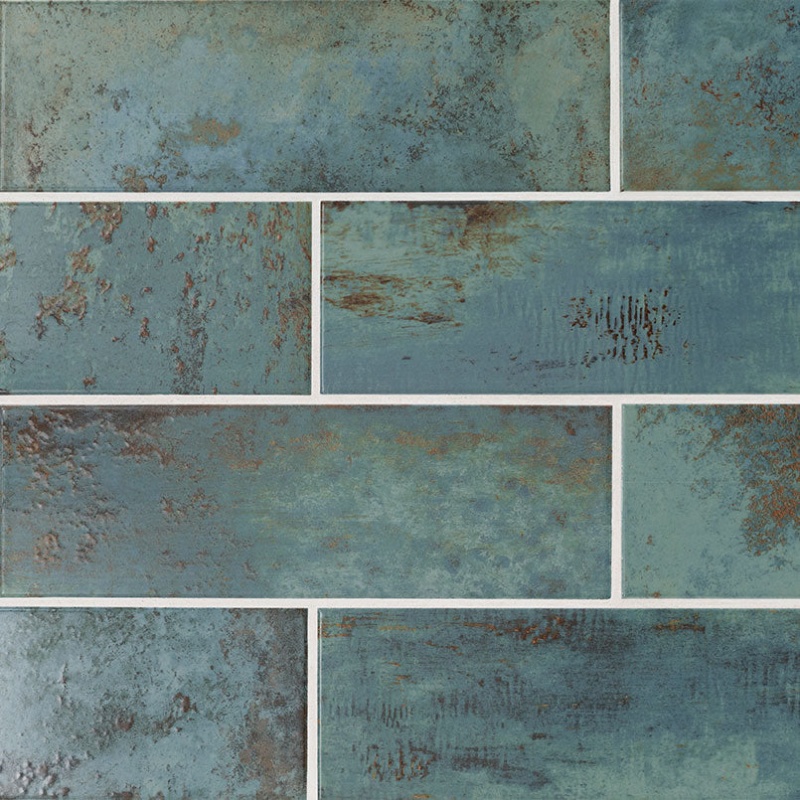 Marza Aqua Ceramic Tile - Glossy - 4" X 12"