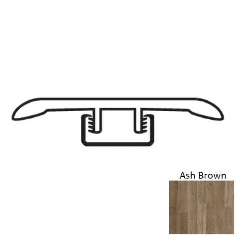 Natural Beauty Lux 9 Bristol Point Ash Brown Luxury Vinyl / Moulding Trim - 1.71" X 94.48" T Molding - Urethane