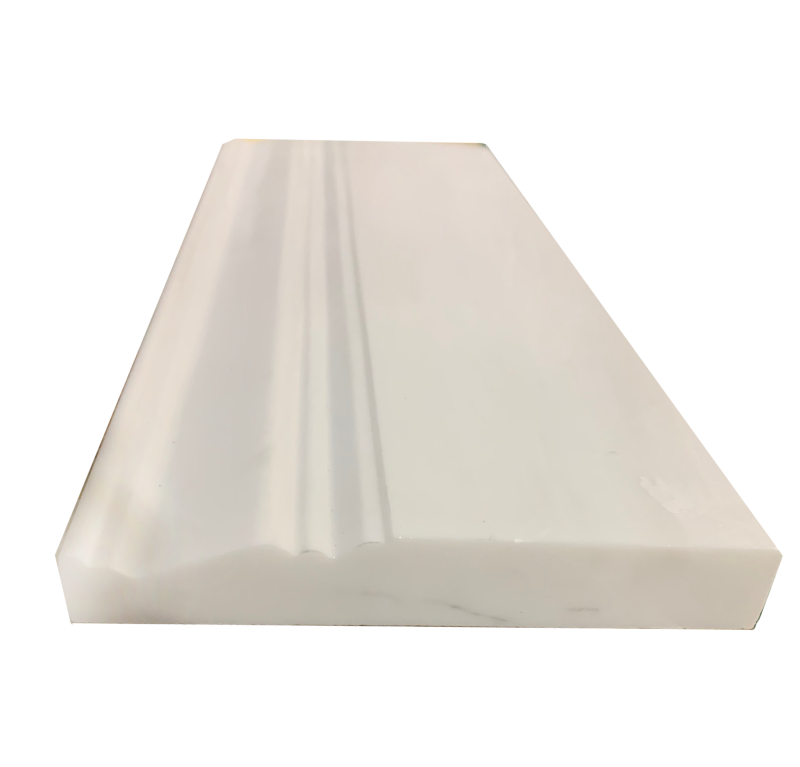 Bianco Dolomite Marble Baseboard - 4 3/4" X 12"