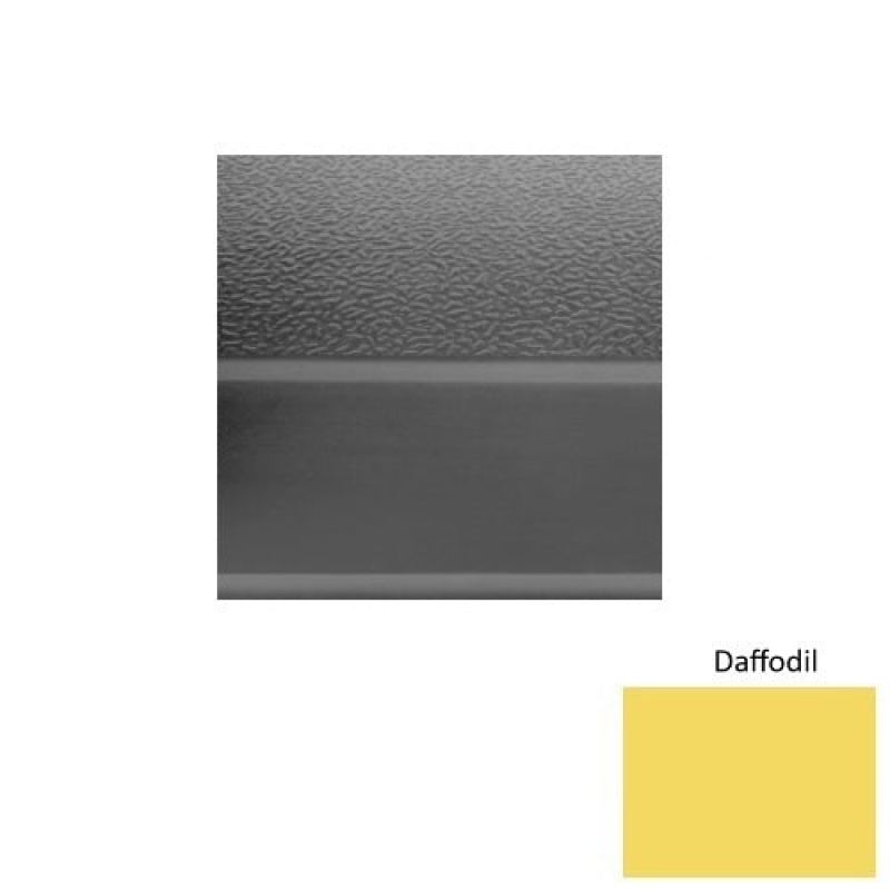 Solid 93 Daffodil Rubber Stair Tread with Kevlar - Textured