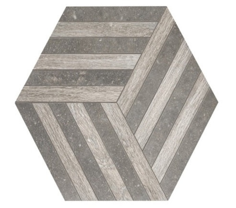 Atmospheres Charme Porcelain Mosaic - Hexagon - Mixed